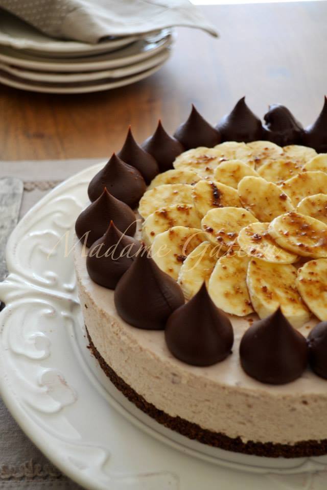 Cheesecake alla banana