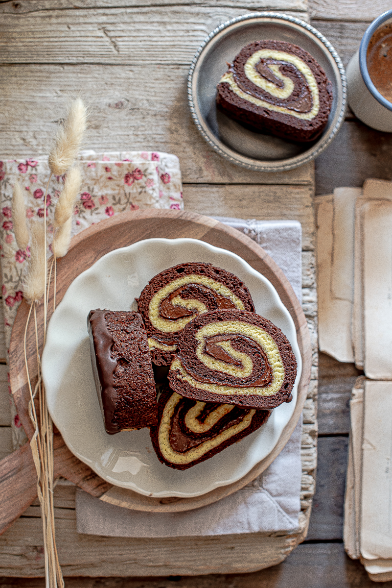 Tronchetto Di Natale Di Sal De Riso.Girelle Merendine Con Crema Alla Nocciola Sane E Buone Madame Gateau