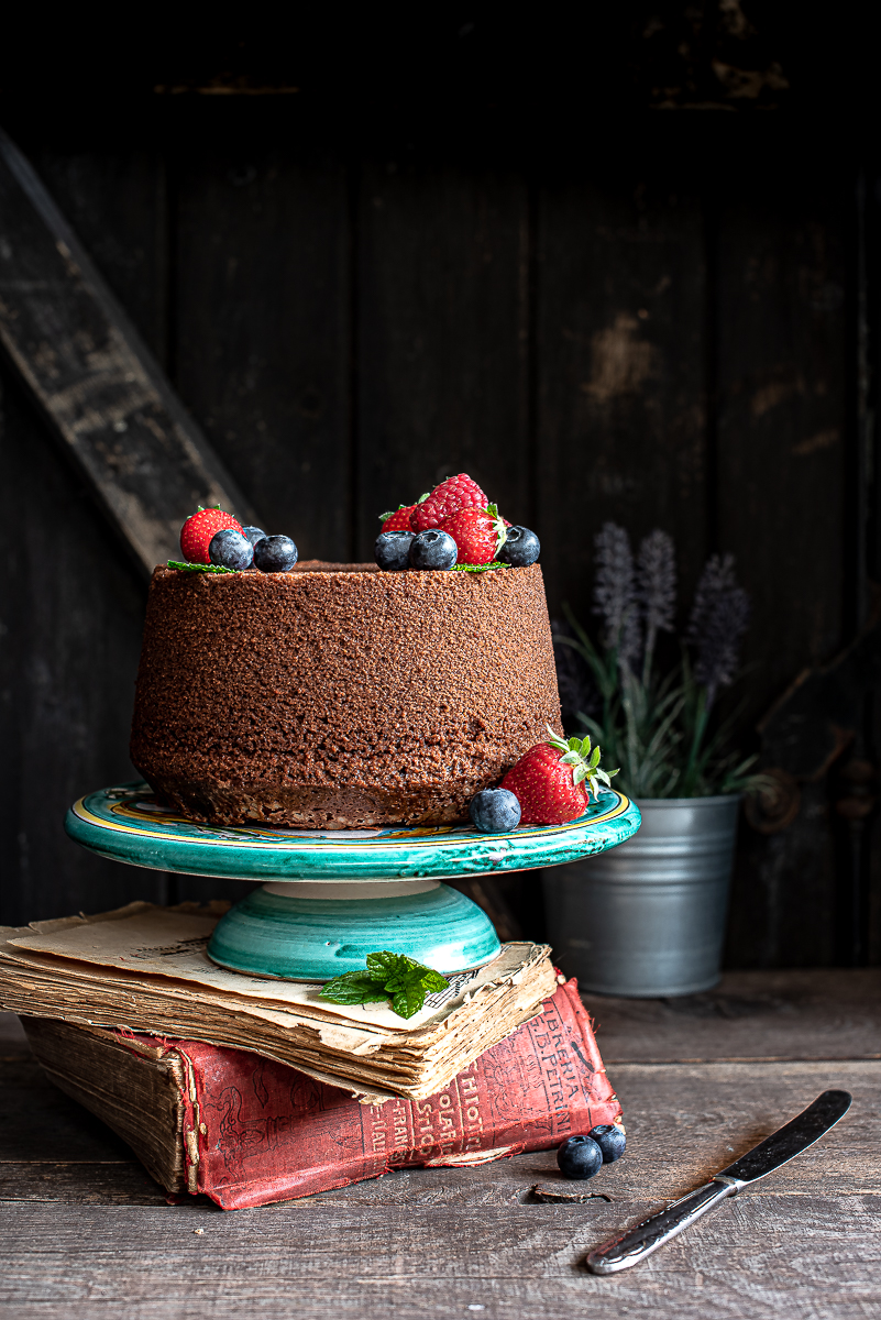 Chiffon cake al cioccolato - Madame Gateau